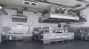 3d model commercial kitchen v1 cgtrader