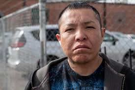 GANG BANGIN “My name is Emery, I'm Navajo from New Mexico. I'm an alcoholic  and have been homeless for 3 years. I don't like shelters so I sleep  outside, I walk around
