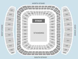 Standing Seating Plan Etihad Stadium Manchester