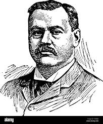 Louis Honore Frechette 1839 to 1908 he was a Canadian poet politician  playwright and short story writer vintage line drawing or engraving  illustration Stock Vector Image & Art