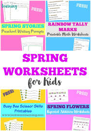 Free printable worksheets for english as a second language students and teachers. Spring Worksheets For Kids Look We Re Learning