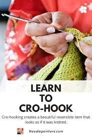 This tool is necessary for a version of tunisian crochet (a.k.a. Cro Hooking Needlepointers Com