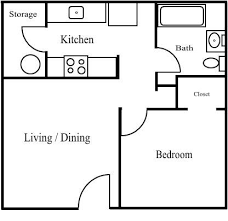 Custom shelving reaches up towards the ceiling, making use of every possible inch and even contributing to the illusion of more height. The Benchmark Group Retail Residential And Office Properties 500 Sq Ft House House Plans How To Plan