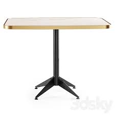 These square restaurant tables are available in 70x70cm and 60x60cm varieties. 3d Models Table Restaurant Square Table Metal Square Table