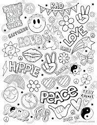 It was the most incredible time of our lives. Peace And Love Coloring Sheet