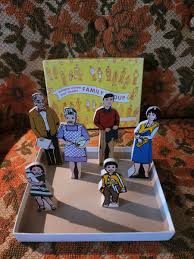 Vintage Wooden Wedgie Play Figures Family Group By Guidecraft, Inc. Used |  eBay