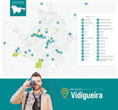 Detailed map of vidigueira and near places. Vidigueira Guia Turistico Hortela Magenta