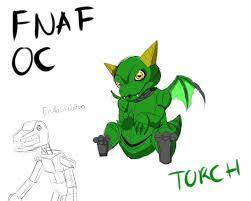 Fnaf Oc Torch The Baby Dragon By Terra Grace On Deviantart