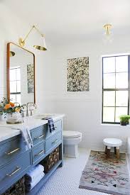 To get this retro bathroom look at home, stick to soft neutrals like rose, cream, and light brown. Modern Vintage Bathroom Inspiration Making Joy And Pretty Things