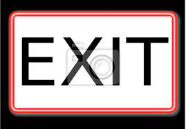 X 20 cm 2337 schild exit blechschild versand aus deutschland 30 definities van de staat bekijken ： rubrik:: Exit Schild Ausgang Fototapete Fototapeten Roadsign Verlassen Icon Myloview De
