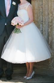 Vintage Style Wedding Dress Candy Anthony Tea Length Wedding Dresses New Wedding Dresses Trendy Wedding Dresses