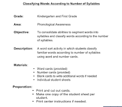 Phonological Awareness Spanish Counting Syllables