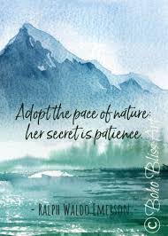 Ralph Waldo Emerson Quote Adopt The Pace Of Nature Her Secret Etsy Emerson Quotes Ralph Waldo Emerson Quotes Nature Quotes
