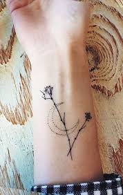 A simple combination of sun and moon on the side tattoo. 30 Crescent To Full Moon Tattoo Ideas For Women Mybodiart