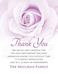 Maybe you would like to learn more about one of these? Purple Rose Funeral Bereavement Thank You Card
