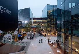 Commercial Street Landscape Stairs Retail Facade