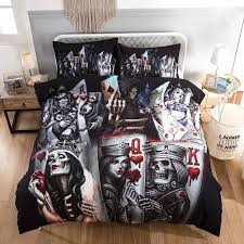 Housse De Couette Tete De Mort Poker Face Couettedouillette Com En 2020 Housse De Couette Ensemble Housse De Couette Housse De Couette Ado