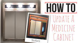 Medicine cabinet by kohler, bathroom medicine cabinet with mirror, verdera collection, 40. How To Update A Medicine Cabinet 1 2 The Master Half Bath Reviving Pine Drive Youtube