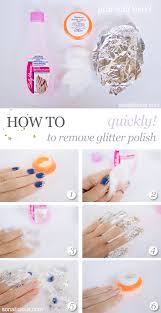 But save yourself the time and effort of rubbing your nails raw with a plain soaked cotton ball, as dip powder won't come off in a simple stroke. How To Remove Glitter Polish Quickly