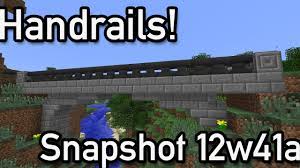 Selecting the right stair railing or hand rail for your space is a major design decision that can impact the feel of. New 12w41a Decorative Block Handrails Minecraft Youtube