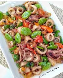 Resep Masakan Rumahan On Instagram Jangan Lupa Tap Dulu Moms Tumis Cumi Asin Petai Resep Makan Siang Sehat Resep Masakan Resep Makanan Sehat
