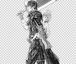 Berserk is a dark and brooding story of outrageous swordplay and ominous fate, in the theme of shakespeare's macbeth. Guts Casca Griffith Berserk Manga Manga Manga Monochrome Human Png Klipartz