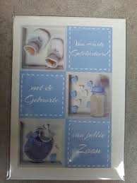 Geboortekaarten Jongen Elim Webshop