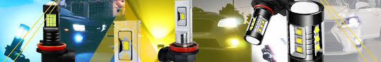 H10 9145 9140 Led Fog Lights Bulbs 12v 6k White 3k Yellow Red 8k Blue