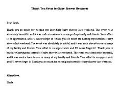 Baby Shower Thank You Note Sample Baby Shower Thank You Thank You Notes Thank You Note Wording