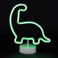 Neon Green Dinosaur Led Lamp Neon Green Green Led Lights Neon Sign Bedroom