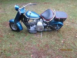 Image result for Blue 1957 Motorcycle