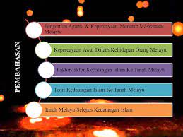 Kedatangan islam ke nusantara selepas itu telah berjaya membasmi kepercayaan karut dalam masyarakat melayu pada ketika itu. Kedatangan Islam Di Tanah Melayu Seminar Tamadun Dan Tunjuk Ajar Melayu Judul Topik Agama Kelompok 5 1 Nadia Wahyu W Ebet Oktafiansah Ppt Download
