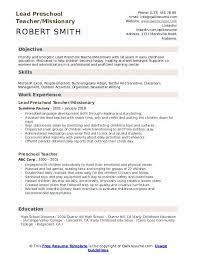 Home » education resume » sample early childhood lead teacher resume. Preschool Teacher Resume Samples Qwikresume