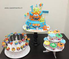 Share, marilyn monroe / audrey hepburn birthday party ideas, 23rd birthday cakes,. Monsters University Theme Dessert Table For Boys 1st Cakesdecor