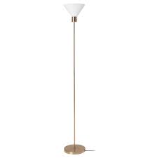 flugbo floor uplight brass color glass ikea ikea floor lamp led bulb ikea