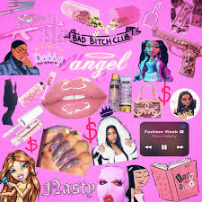 #freetoedit #red #redasthetic #asthetic #baddie #wallpaper #background #remixed from @charadreemur13, @_potter_eilish. Baddie Aesthetic Bratz Pink Image By Mimi