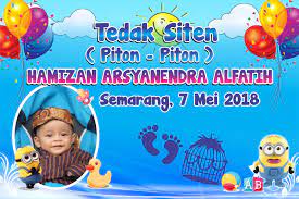 Tedak siten sering juga disebut turun tanah. Download Template Banner Tedak Siten Cdr Mas Vian