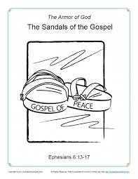 Color this drawing of a sandals and others clothes with our website of free coloring pages. Bible Coloring Pages For Kids Bible Story Printables