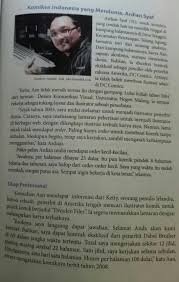 Inilah komikus indonesia yang mendunia. Struktur Biografi Ardian Syaf Tulisan