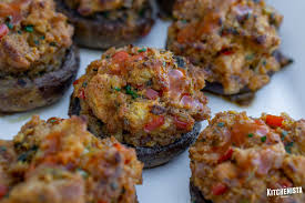 4 cups white bread, we used an italian loaf, cubed. Oyster Dressing Stuffed Mushrooms The Kitchenista Diaries