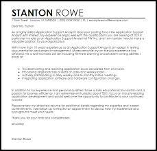 Myperfectresume.com has been visited by 100k+ users in the past month Application Support Analyst Cover Letter Sample Cover Letter Templates Examples