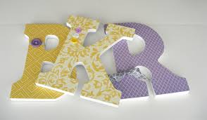 Baby Name Letters Lavender And Yellow Nursery Decor Purple Etsy