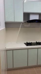 Jawi Penang 3g Glass Set Quartz Stone Kabinet Dapur Aluminium Murah
