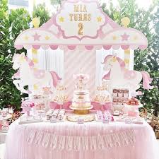 Carousel Party Backdrop Carousel Party Carousel Birthday Parties Carousel Birthday