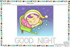Saludos Para Los Diferentes Momentos Del Dia En Ingles Good Night Ingles Para Ninos Ingles Para Preescolar Material Escolar En Ingles