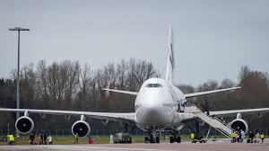 Coronavirus Final Evacuation Flight Lands At Raf Brize Norton