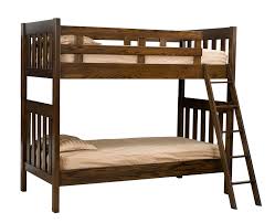 Included slats eliminate need for foundation/box spring. Twin Over Twin Mission Kids Bunk Bed From Dutchcrafters Amish