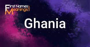 Replaced tatiana magalova as of february 2020 First Names Meanings Ghania