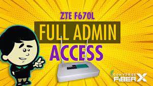 Find the default login, username, password, and ip address for your zte all models router. Converge Zte F670l Full Admin Access Youtube