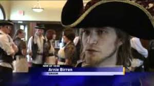Milwaukee couple weds in pirate-themed wedding